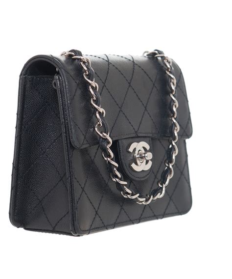 small black quilted chanel bag|Chanel classic flap bag black.